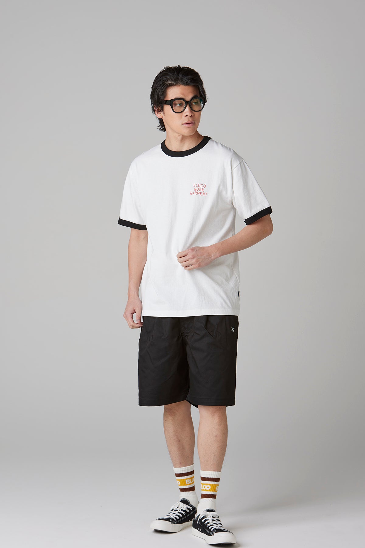 PRINT RINGER TEE -Diff-