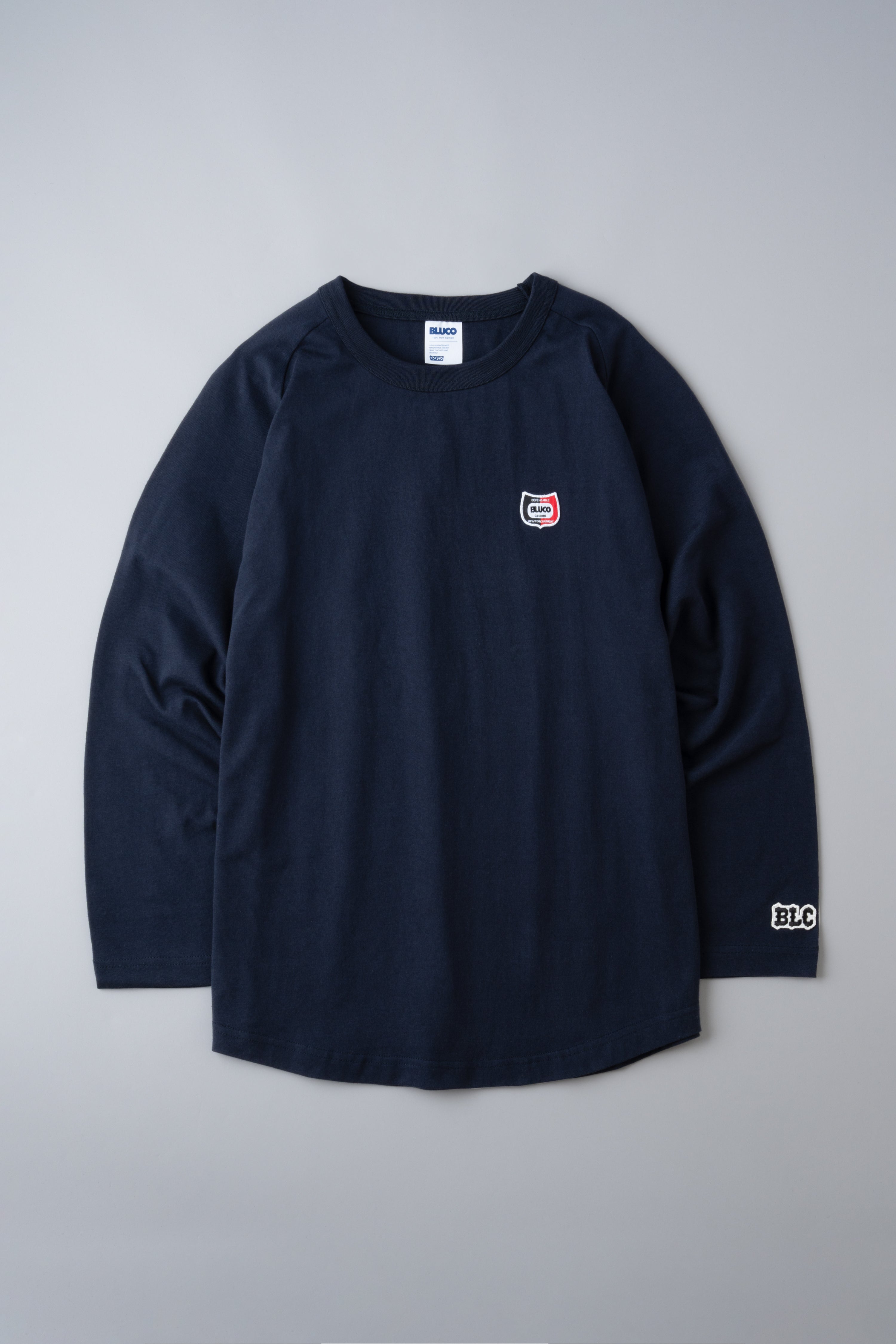HEAVY DRY COTTON RAGLAN L/S TEE -Champ-