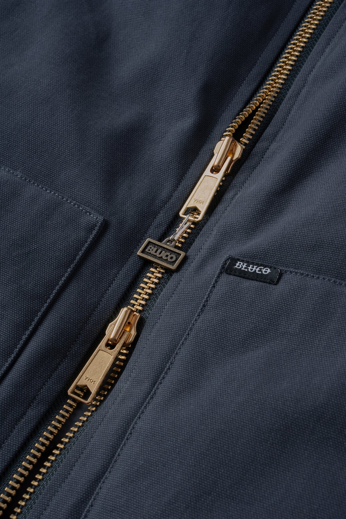 RIB COLLAR DUCK VEST