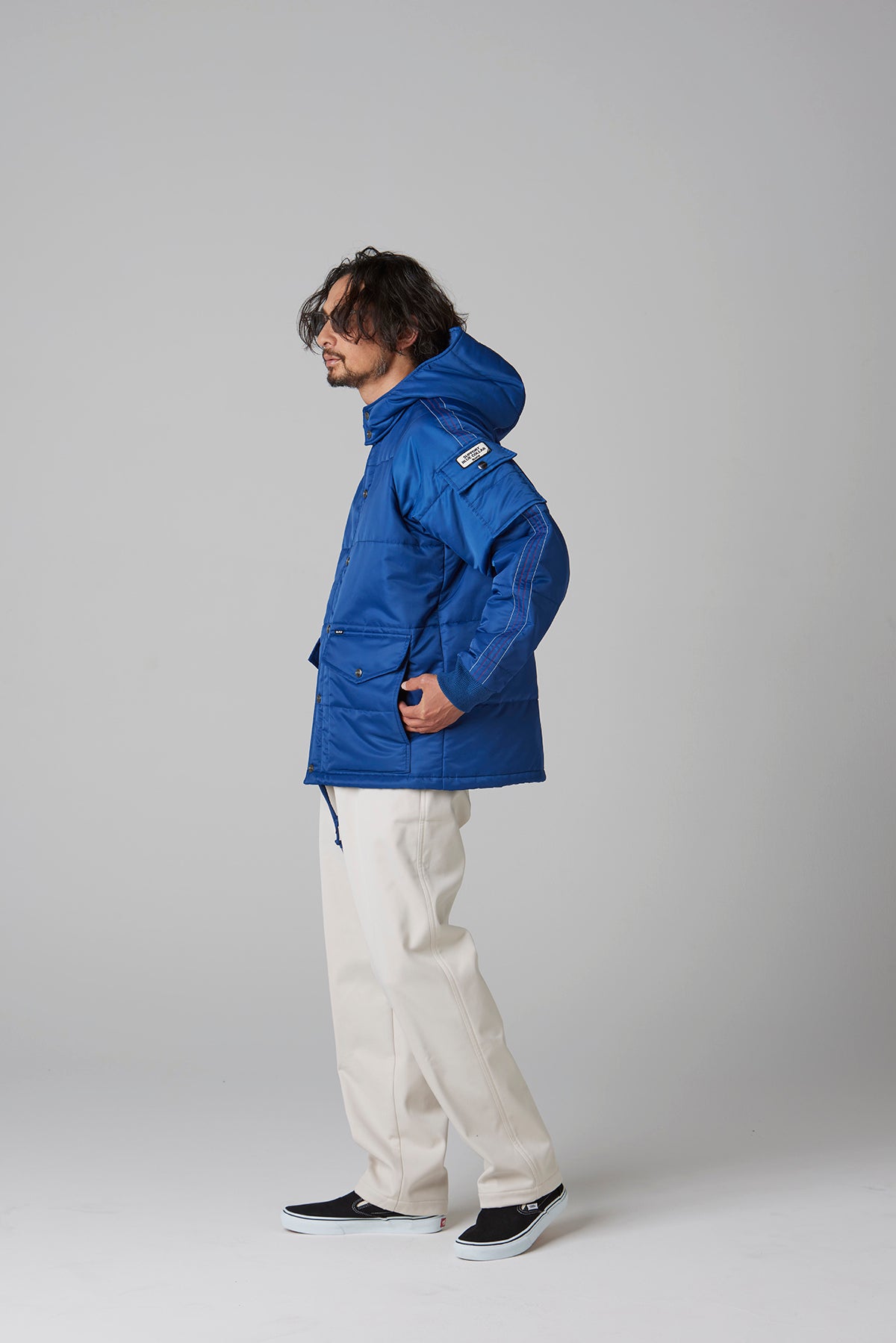 HOODED RACING JACKET