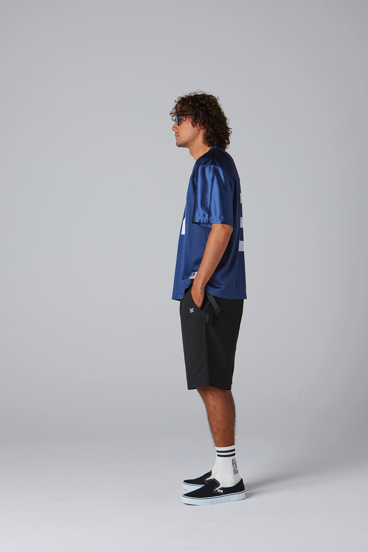 メッシュフットボールTシャツ