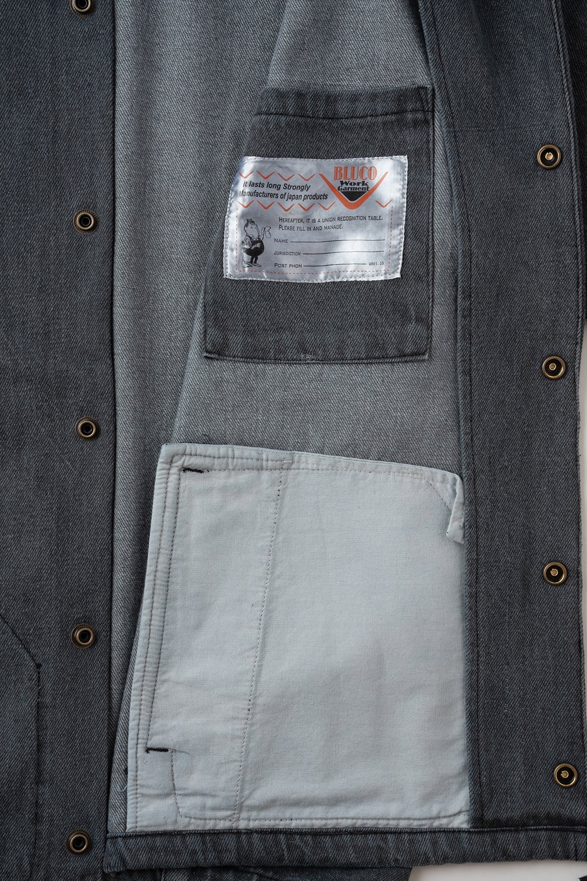 12oz DENIM COACH JACKET