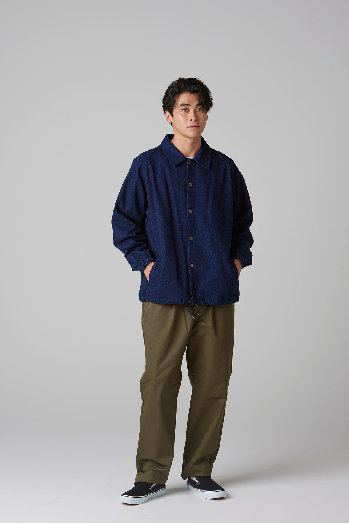 12oz DENIM COACH JACKET