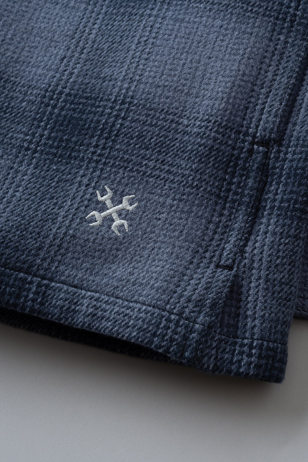 OMBRE CHECK FLANNEL SHIRT