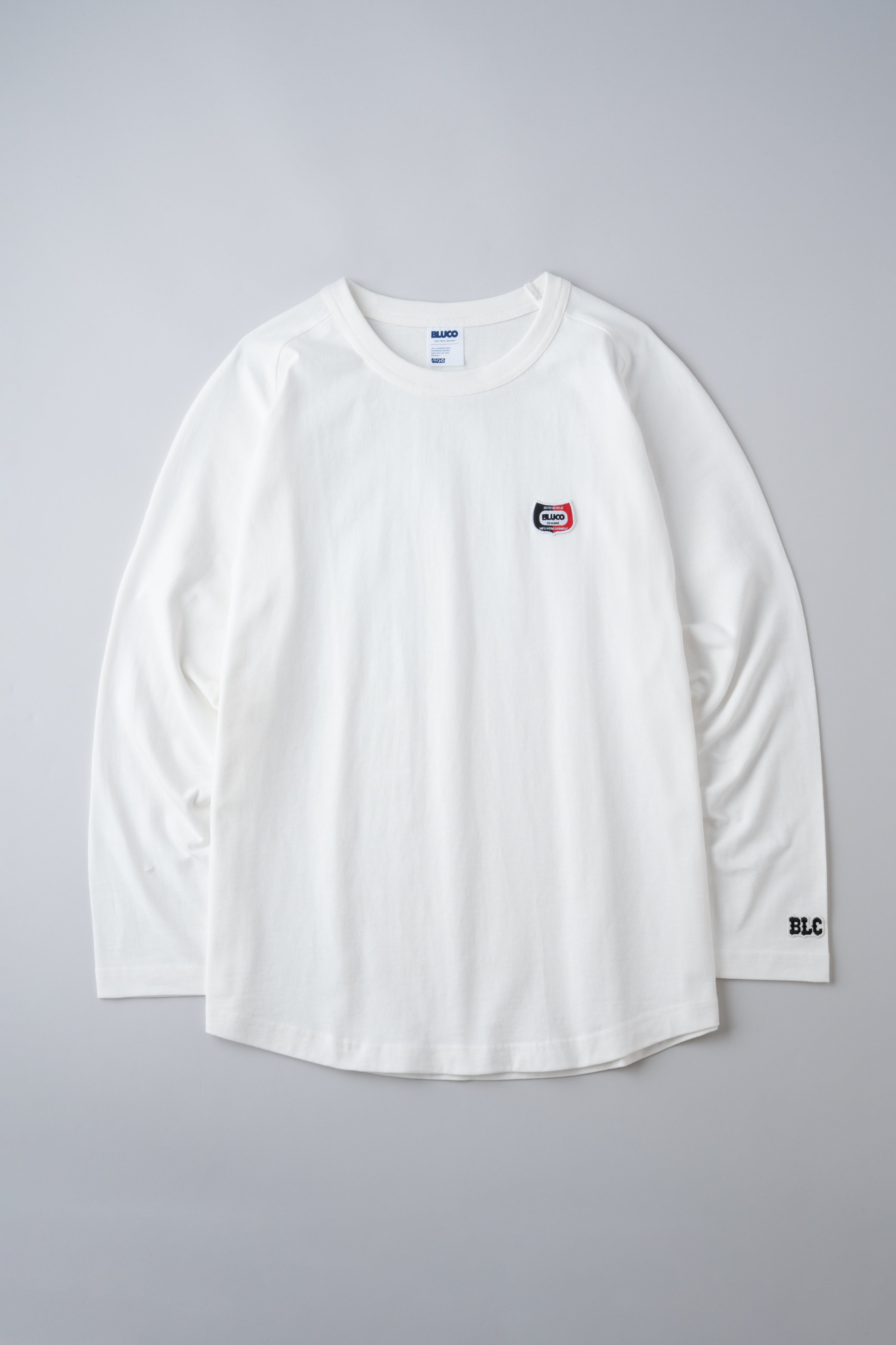 HEAVY DRY COTTON RAGLAN L/S TEE -Champ-
