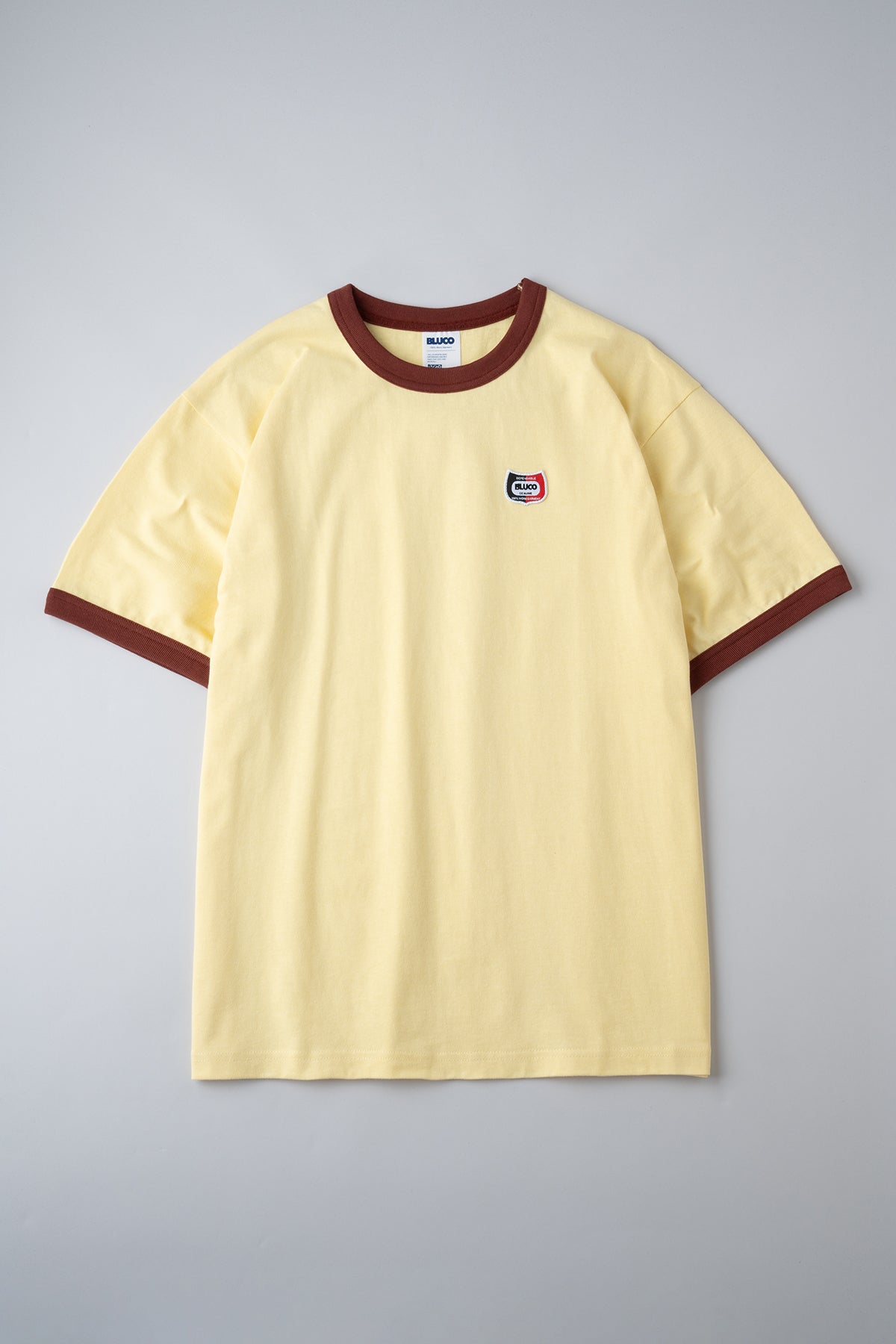 HEAVY DRY COTTON RINGER TEE -Champ-