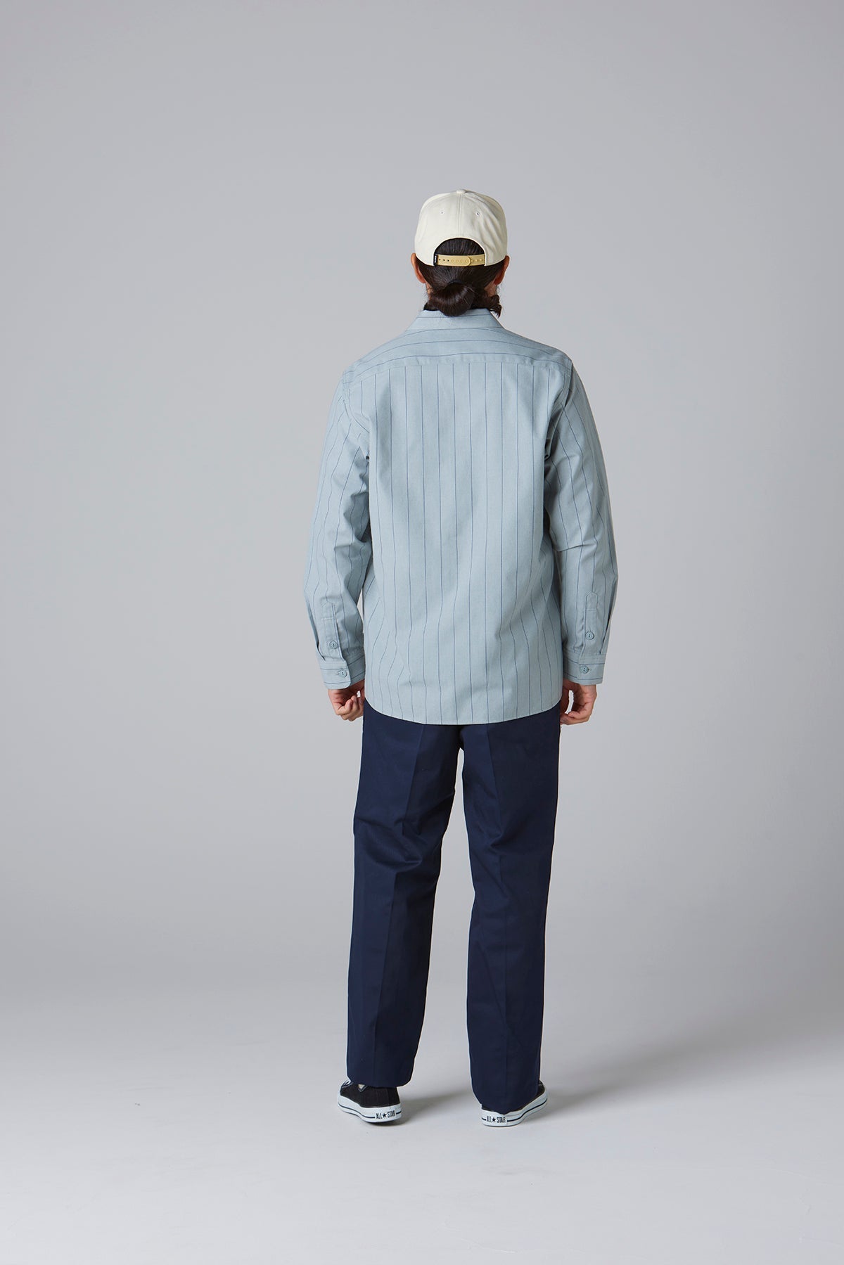 スタンダードワークシャツ L/S -Stripe-