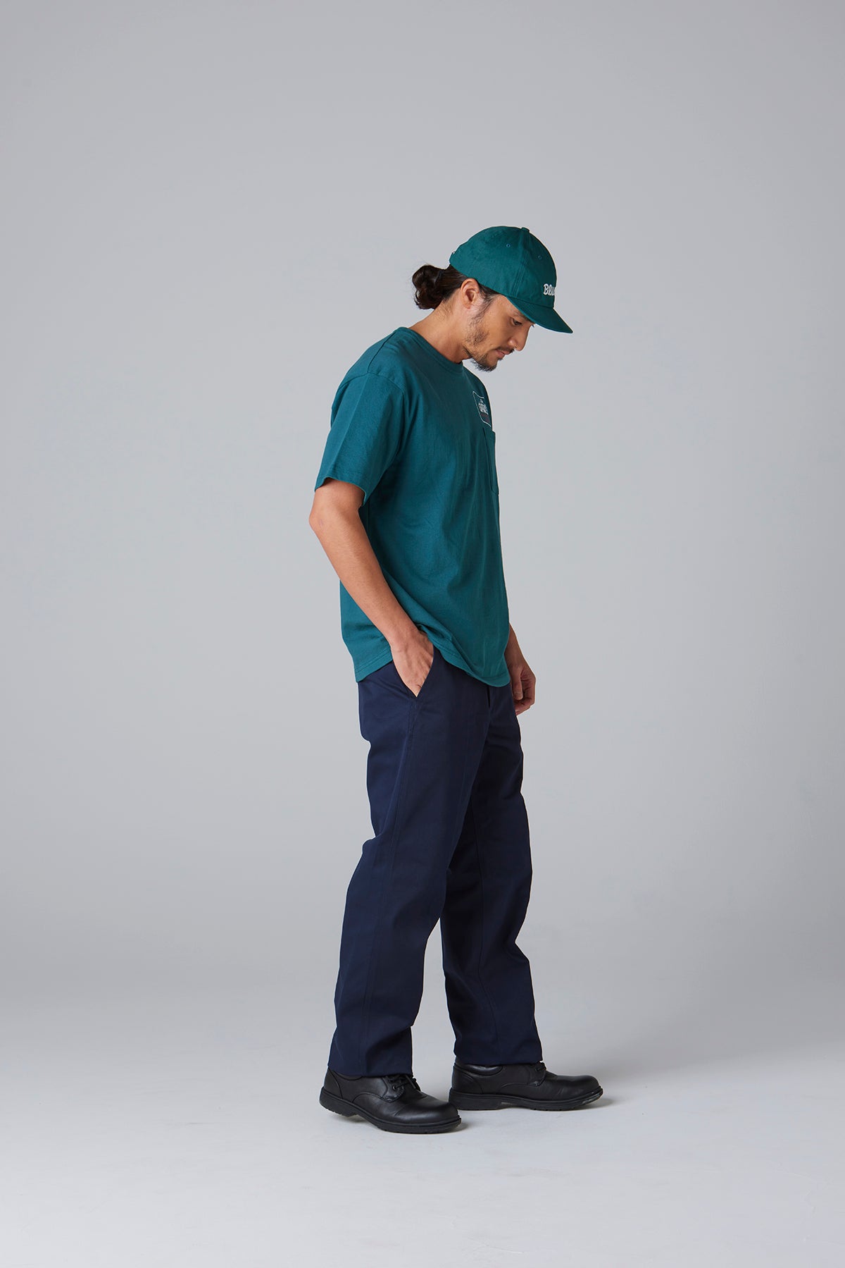(JOYRIDE SPEED SHOP×BLUCO) ポケットTシャツ -Racing-