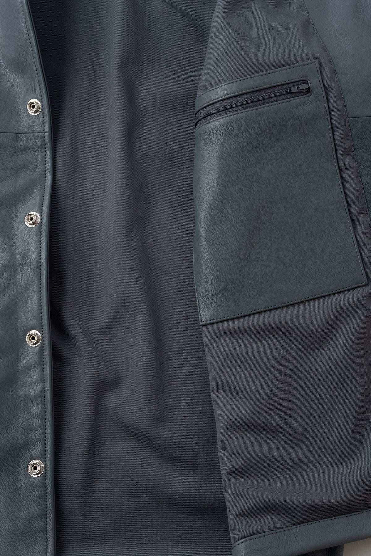 LEATHER COACH JACKET