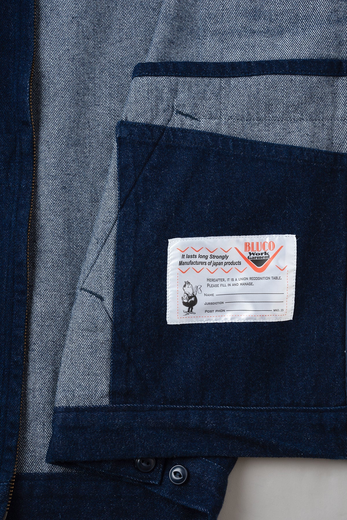 12oz DENIM WORK JACKET