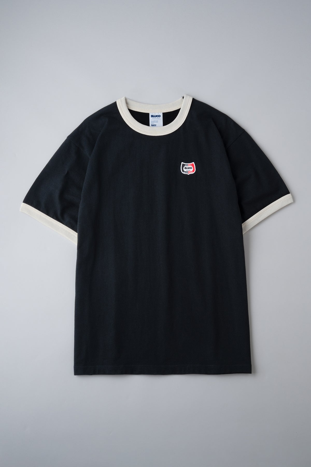 HEAVY DRY COTTON RINGER TEE -Champ-