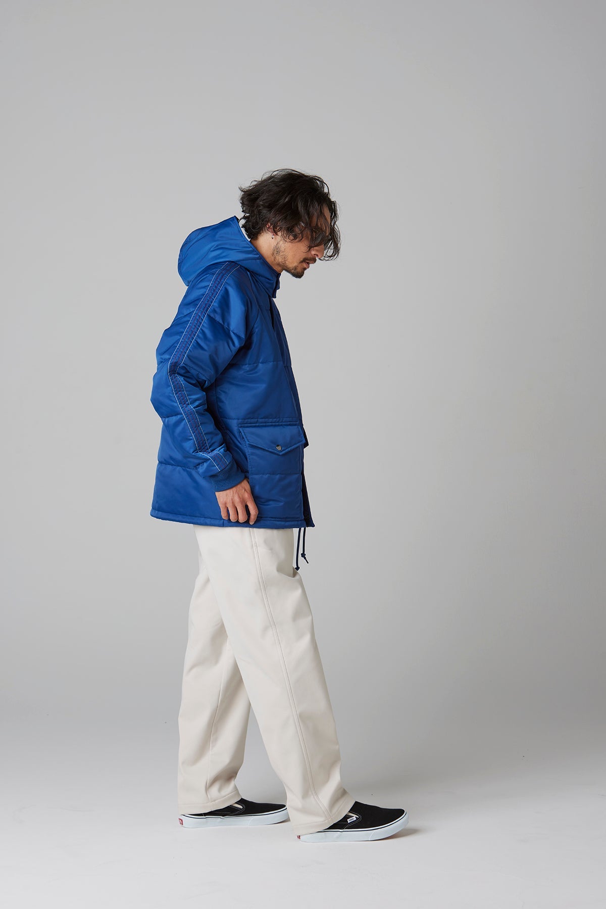 HOODED RACING JACKET