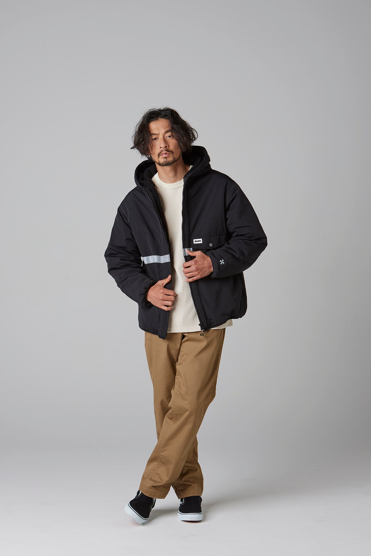 HOODED REFLECTOR JACKET