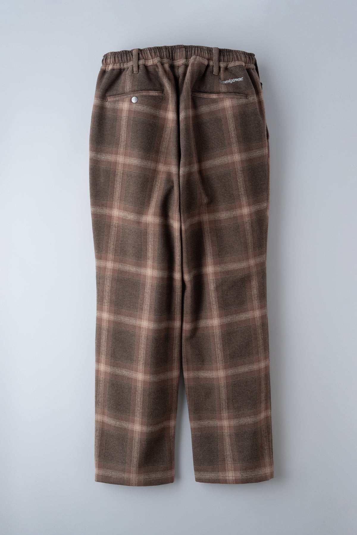 OMBRE CHECK WARM EASY PANTS