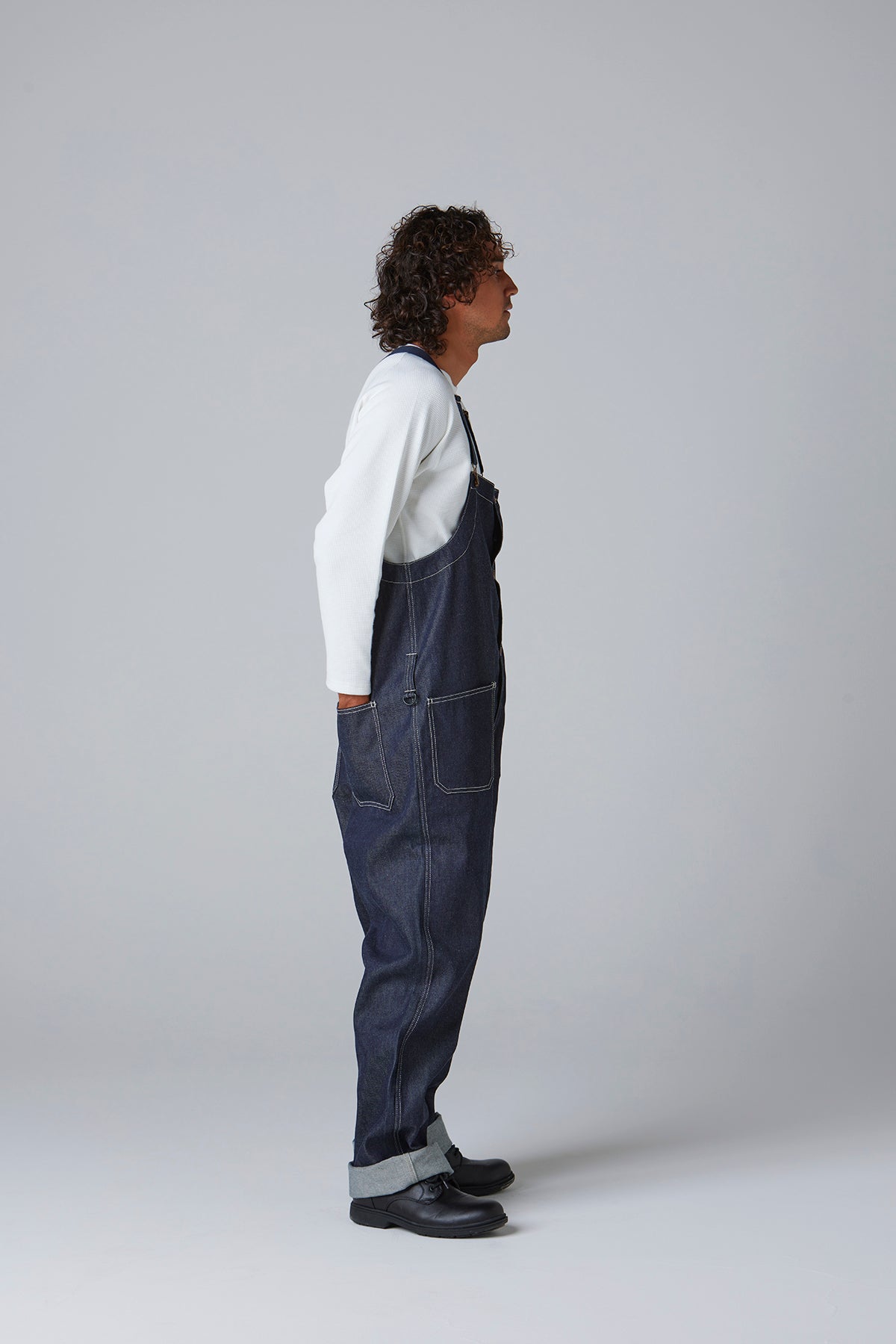 ジャパンデニム オーバーオール / リジッド