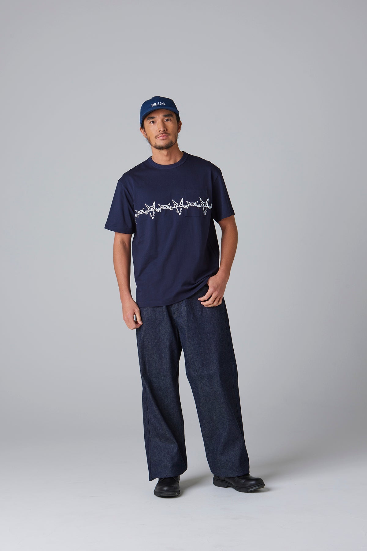 (DOGTOWN×BLUCO) ポケットTシャツ -Rat&Pig-