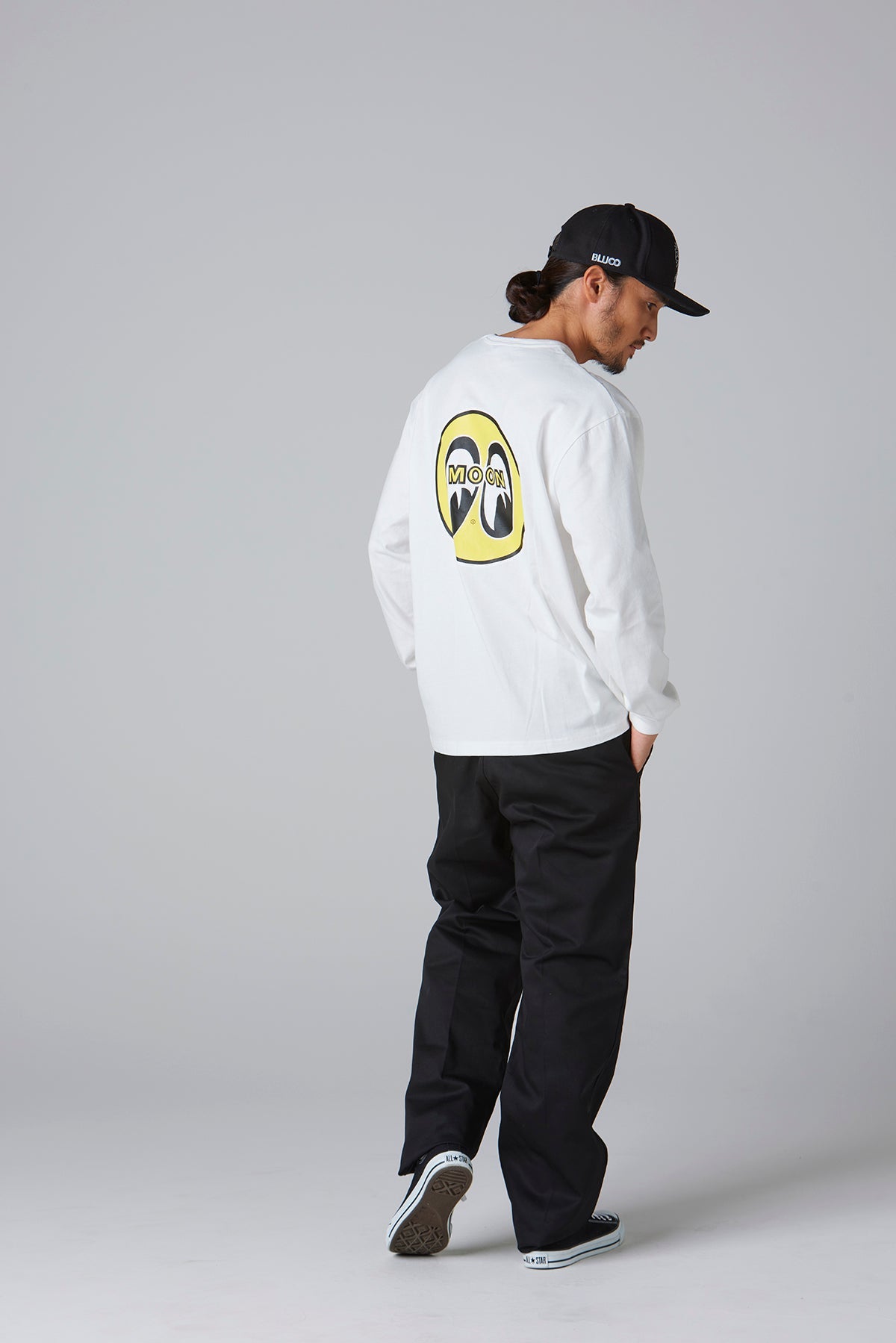 (MOONEYES x DOGTOWN x BLUCO) プリントTシャツ L/S TEE