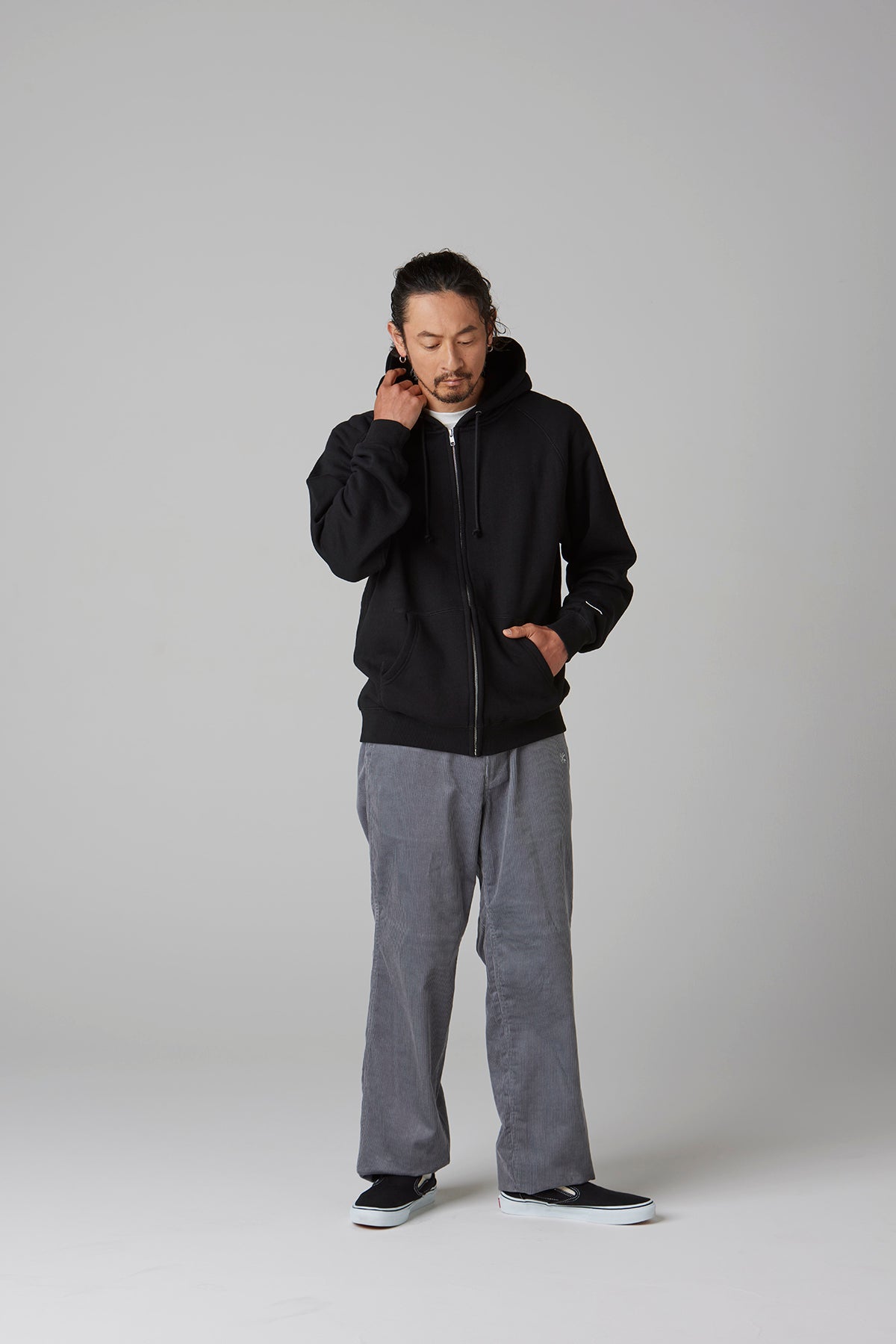 HEAVY PILE ZIP SWEAT HOODIE