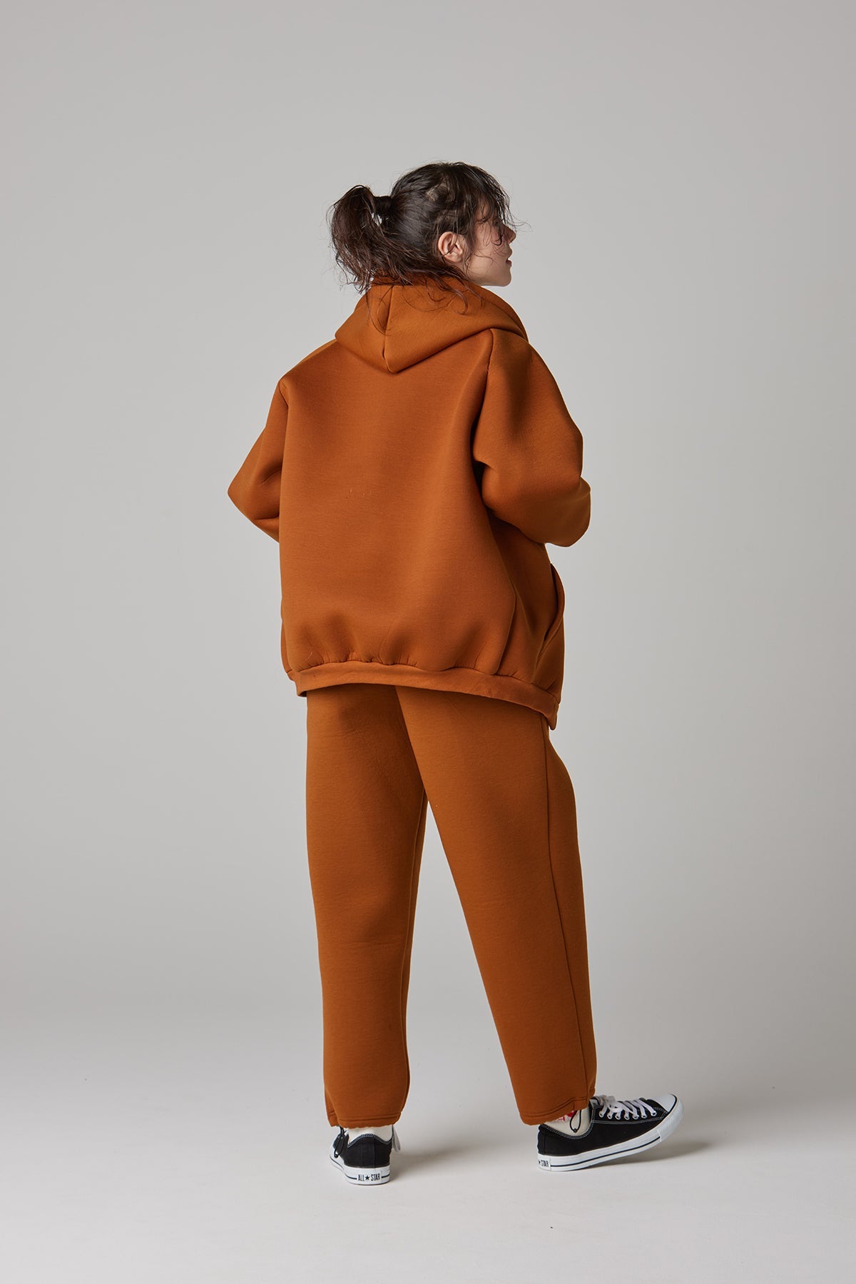 BONDING KNIT ZIP HOODIE