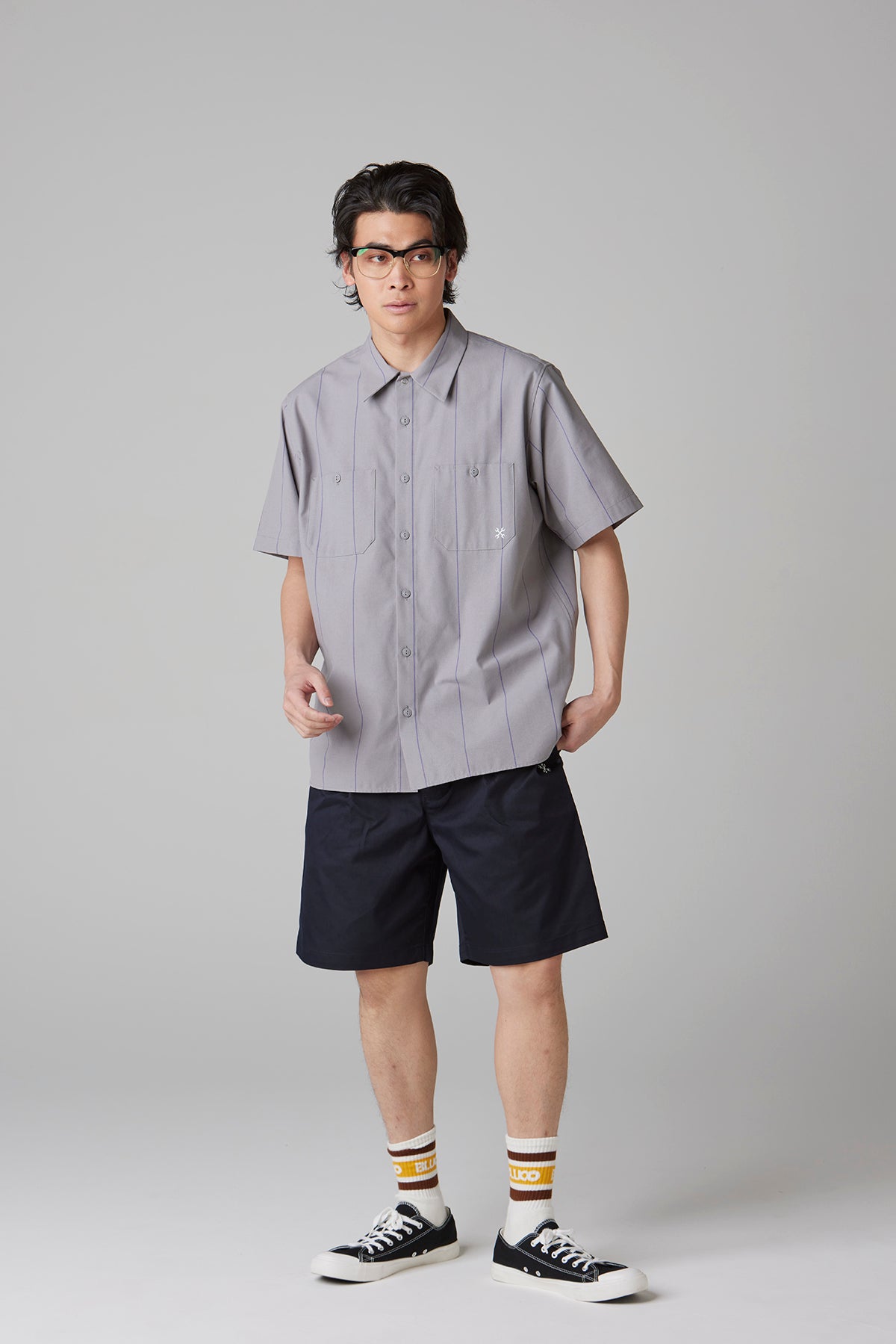 STANDARD STRIPE WORK SHIRT S/S