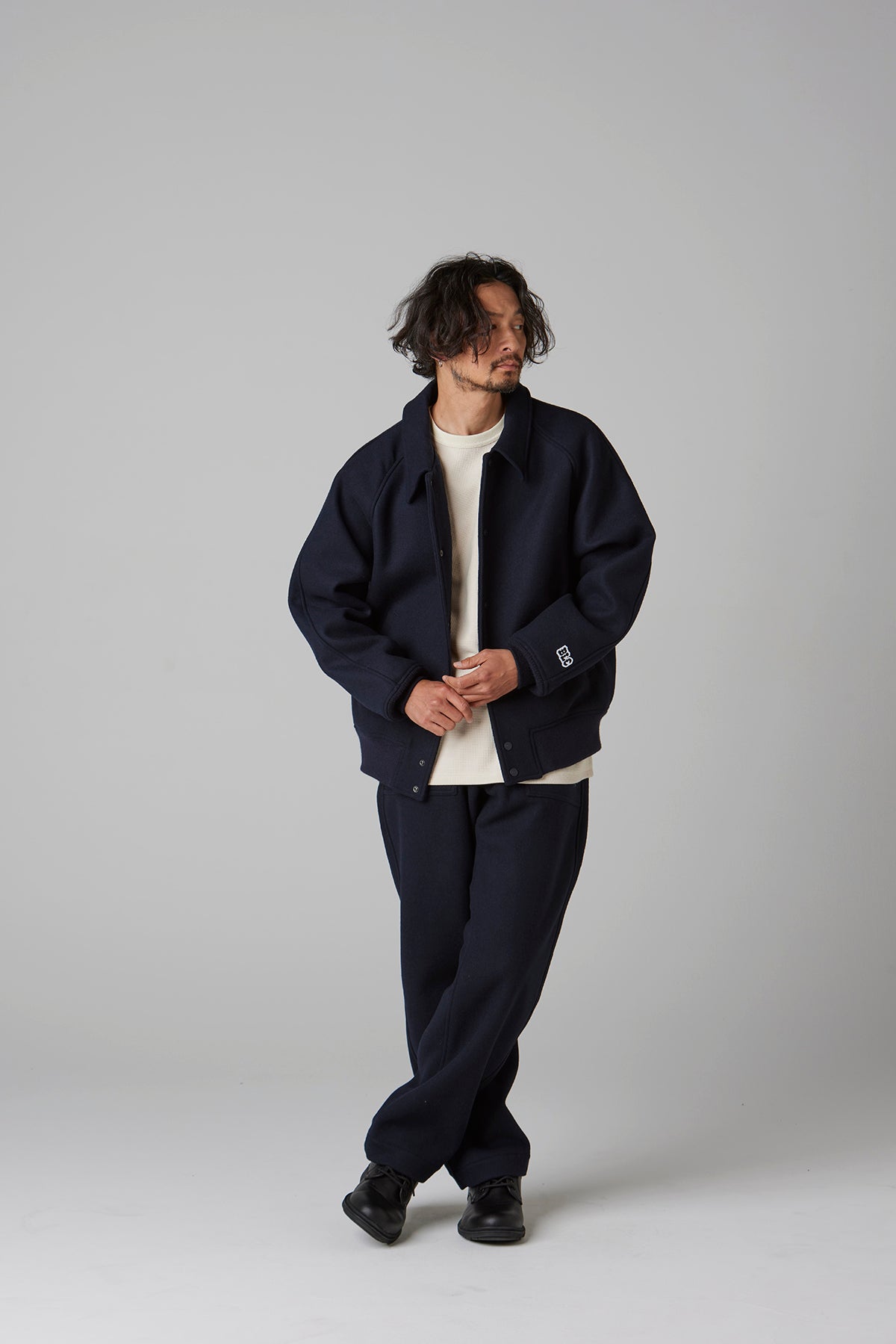 HEAVY MELTON AWARD JACKET