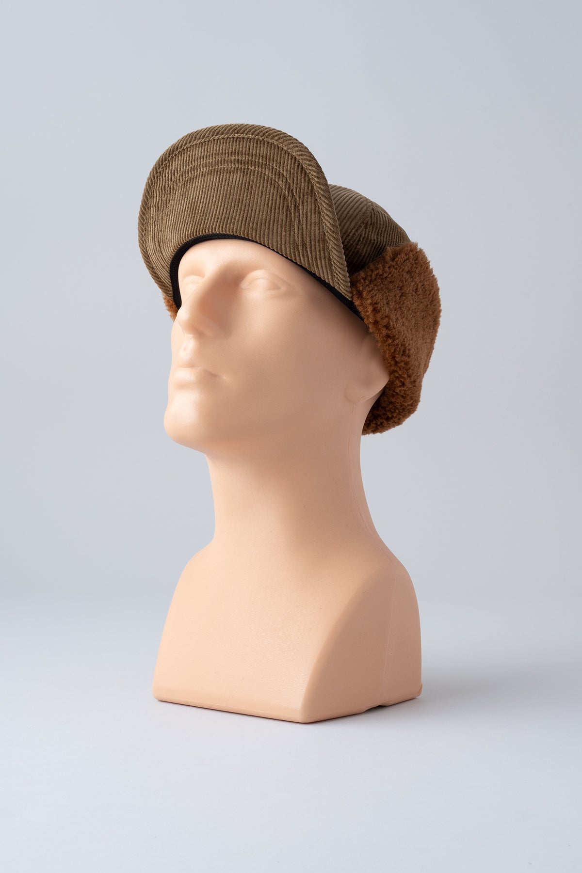 CORDUROY EAR FLAP CAP