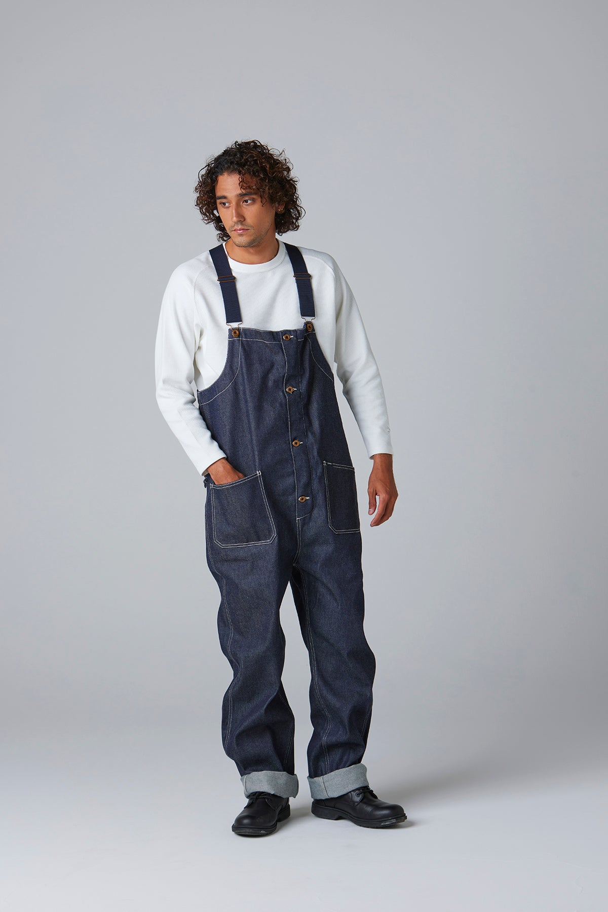 ジャパンデニム オーバーオール / リジッド