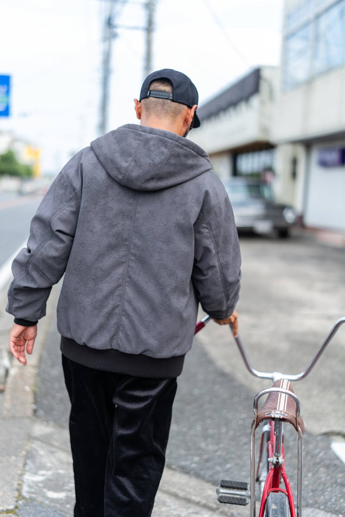(PANTYDROPPER×BLUCO) シンセティックレザー アクティブジャケット
