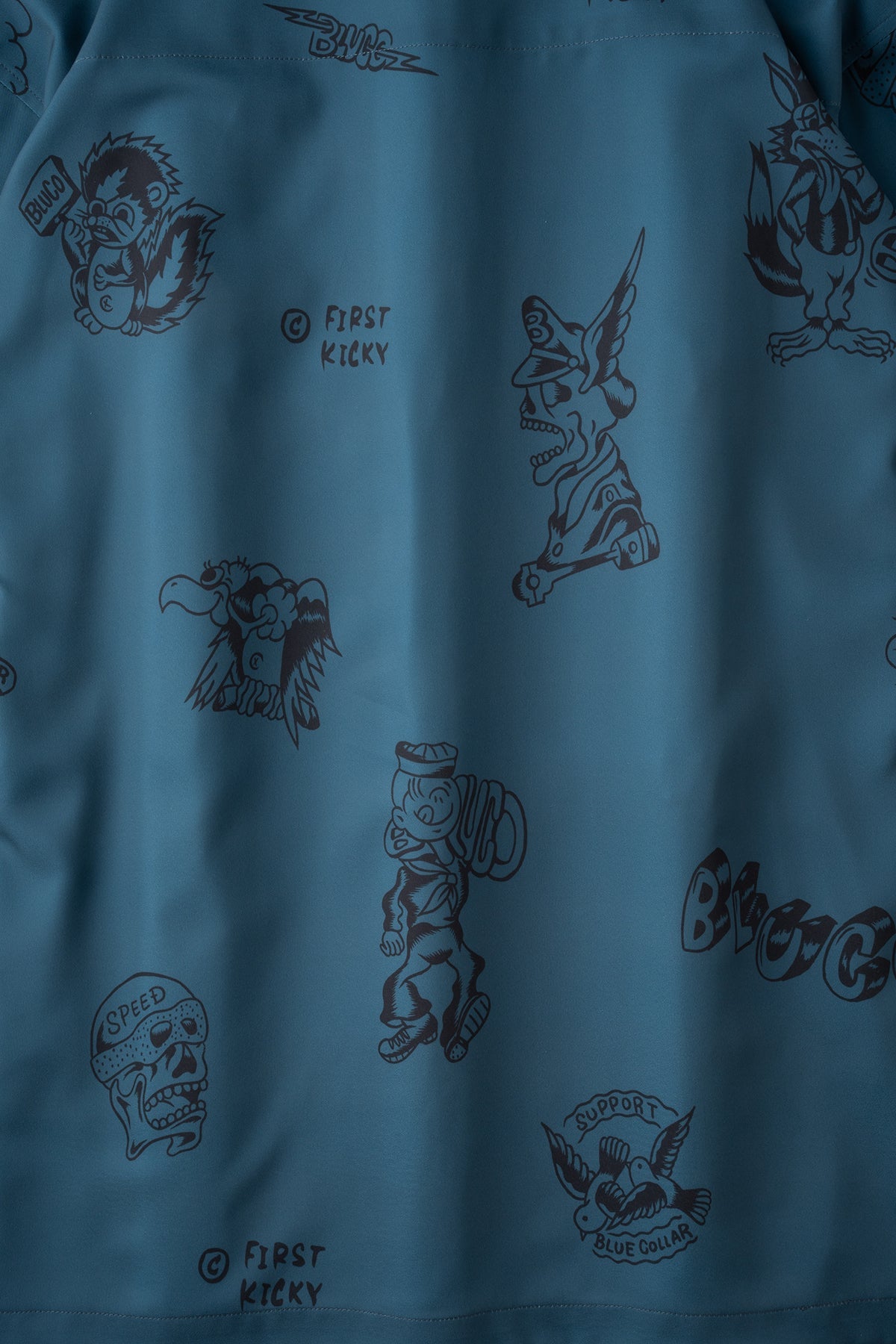 POOLSIDE SHIRT L/S -Tattoo-