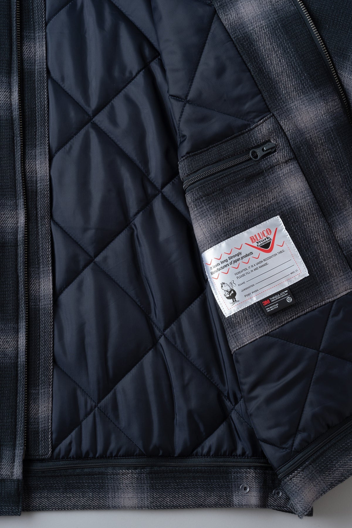 OMBRE CHECK WINTER WORK JACKET