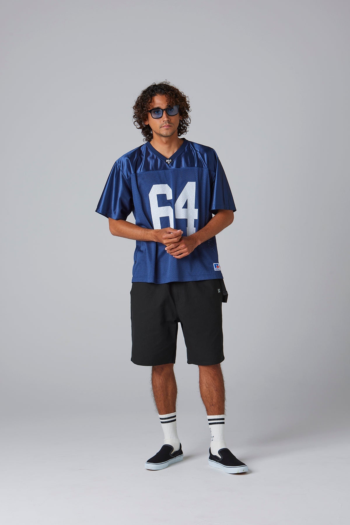 メッシュフットボールTシャツ