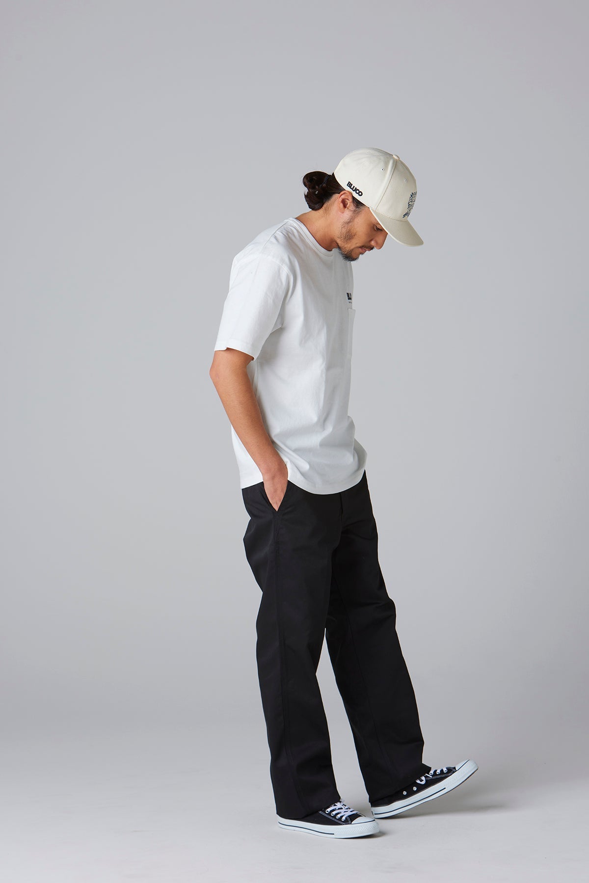 (MOONEYES x DOGTOWN x BLUCO) ポケットTシャツ - Logo-