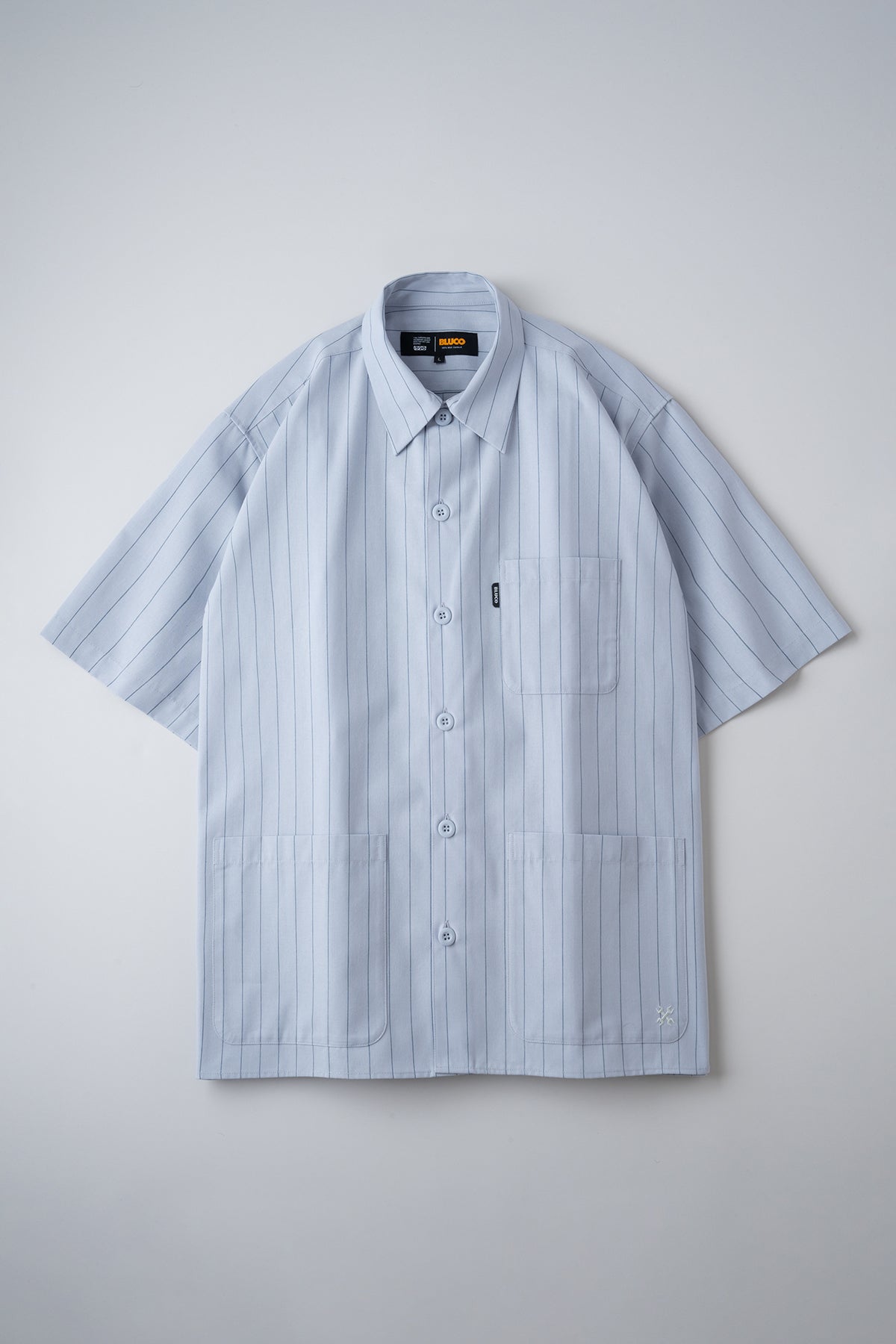 GARAGE STRIPE WORK SHIRT S/S
