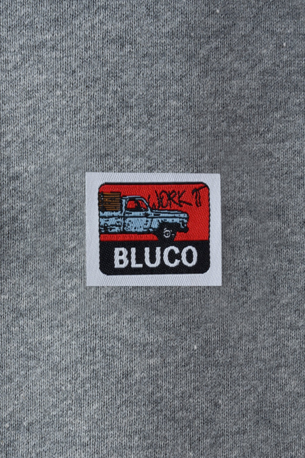 HEAVY PILE  SWEAT ZIP HOODIE -Truck-