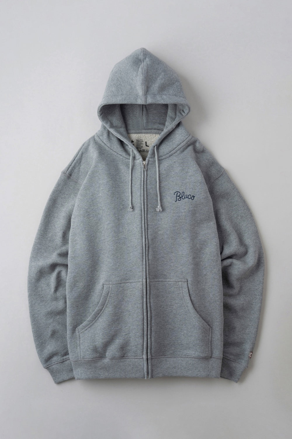 HEAVY PILE  SWEAT ZIP HOODIE -EMB-