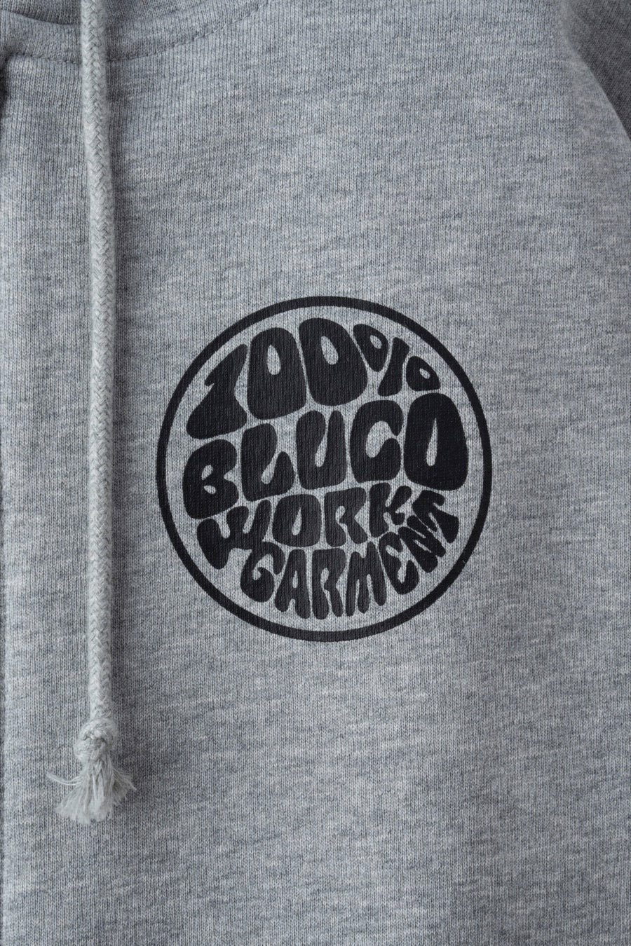 LIGHT PILE SWEAT ZIP HOODIE  -Stamp-