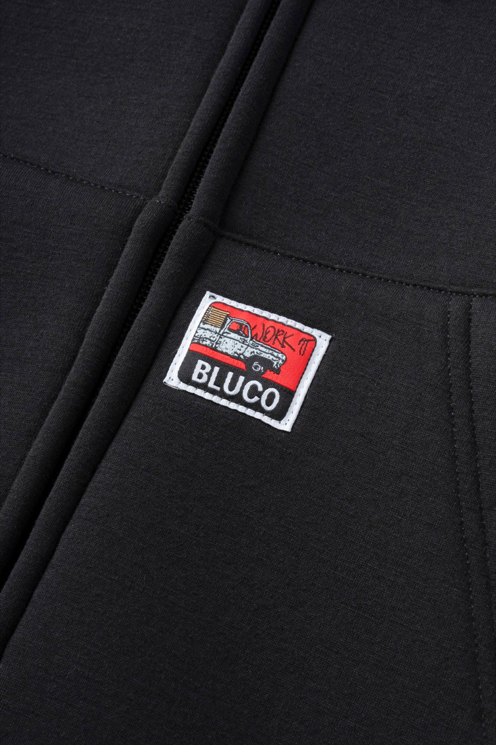 BONDING KNIT ZIP HOODIE