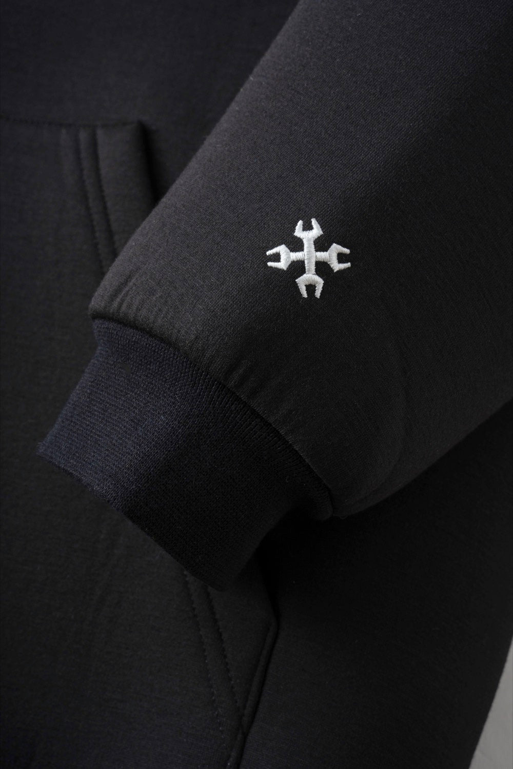 BONDING KNIT ZIP HOODIE