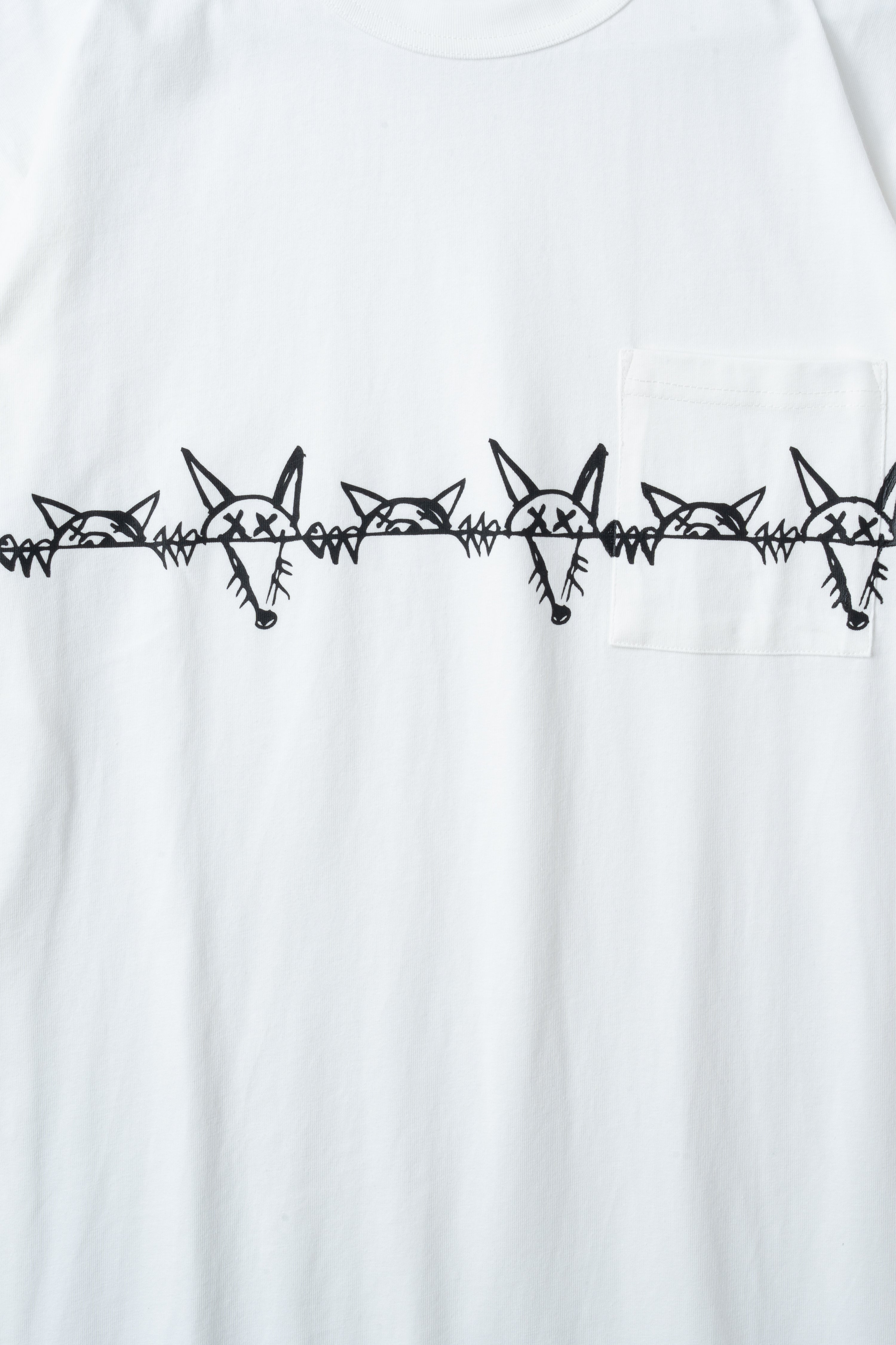 (DOGTOWN×BLUCO) ポケットTシャツ -Rat&Pig-