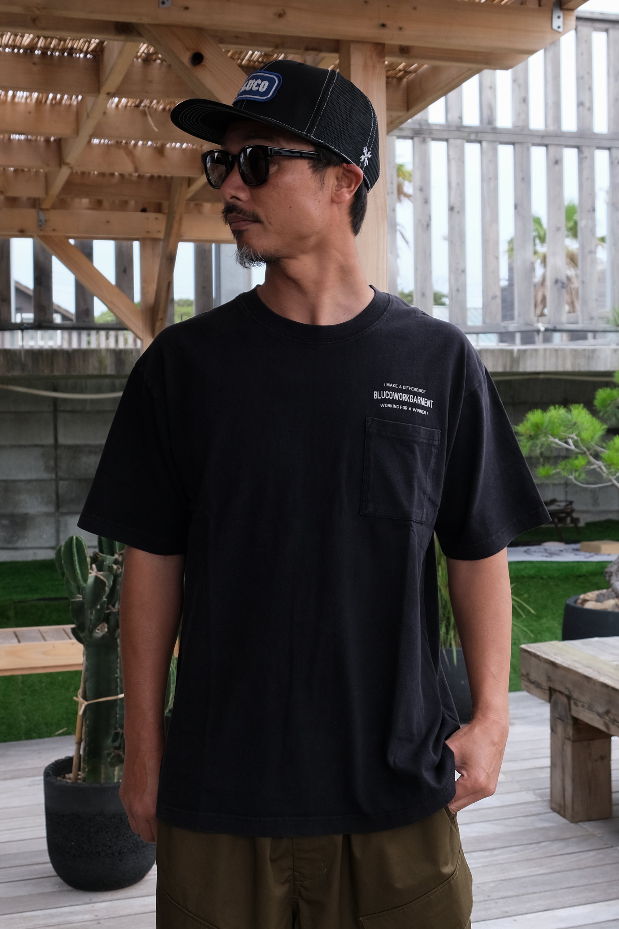 ピグメントポケットTシャツ -Ticket-