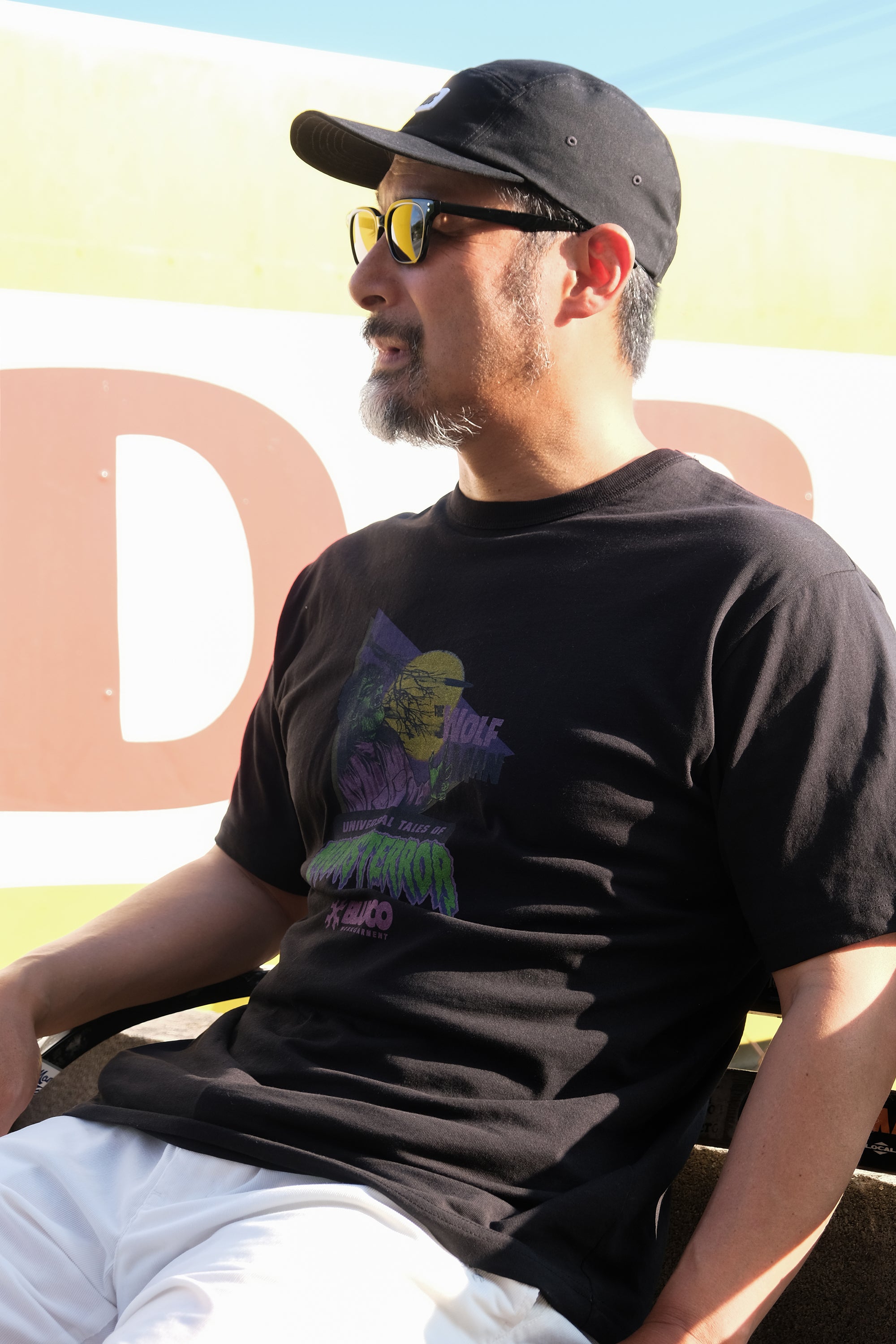 (MONSTERS×BLUCO) プリントTシャツ "The Wolf Man"