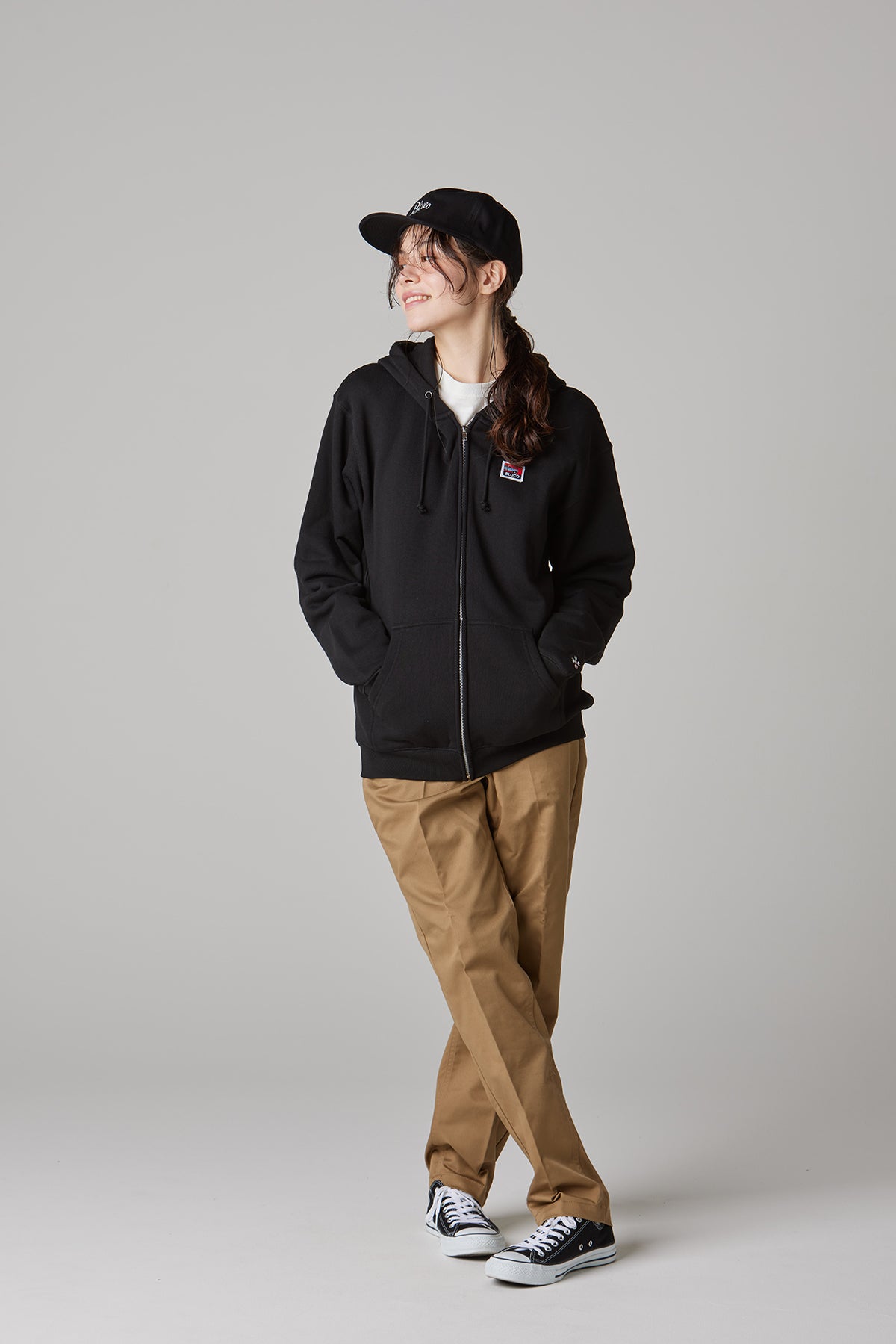 HEAVY PILE  SWEAT ZIP HOODIE -Diffrence-