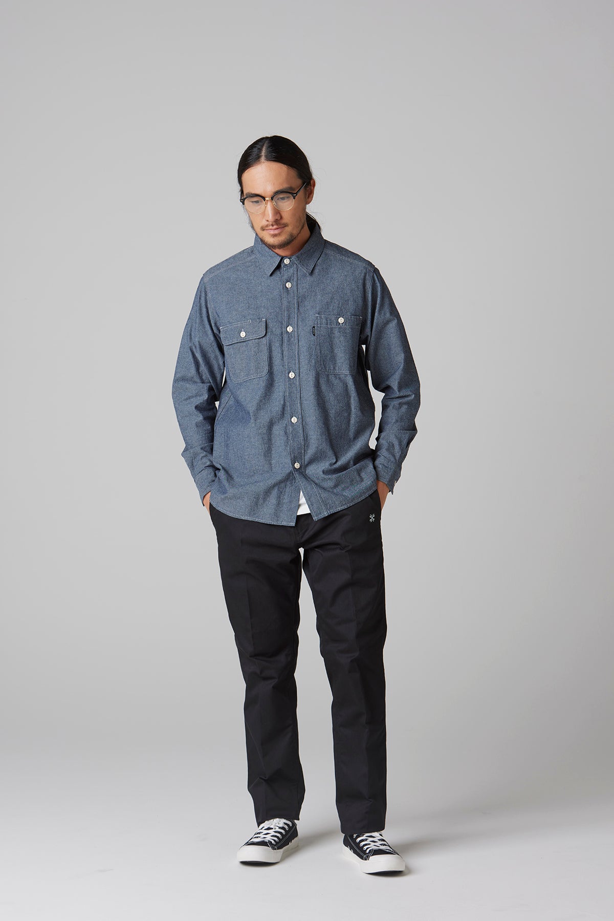 CHAMBRAY WORK SHIRT L/S
