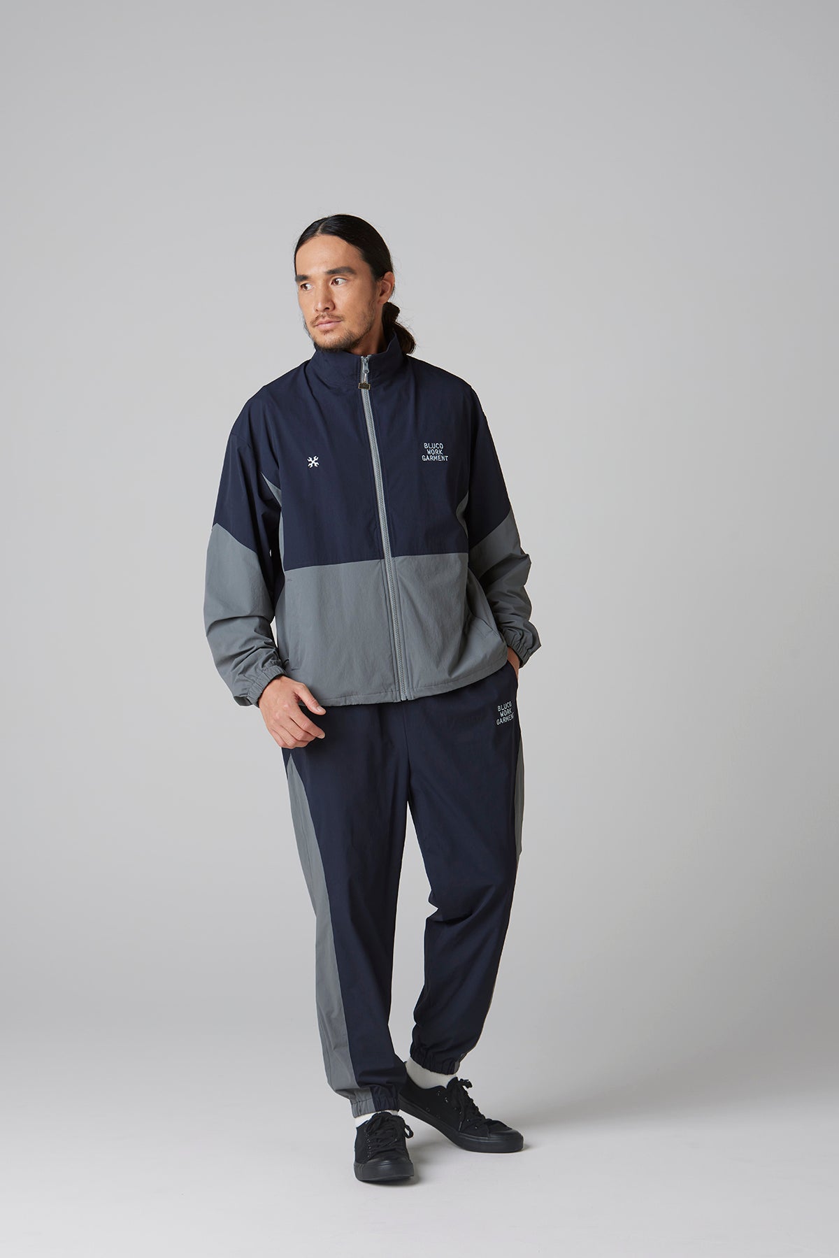 STRETCH TRACK JACKET -COMBINATION-