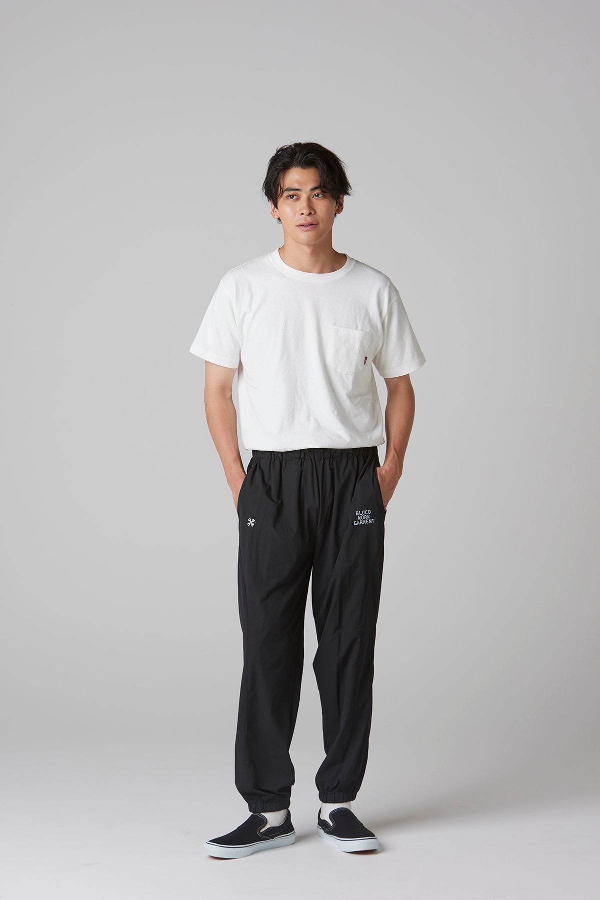 STRETCH TRACK PANTS