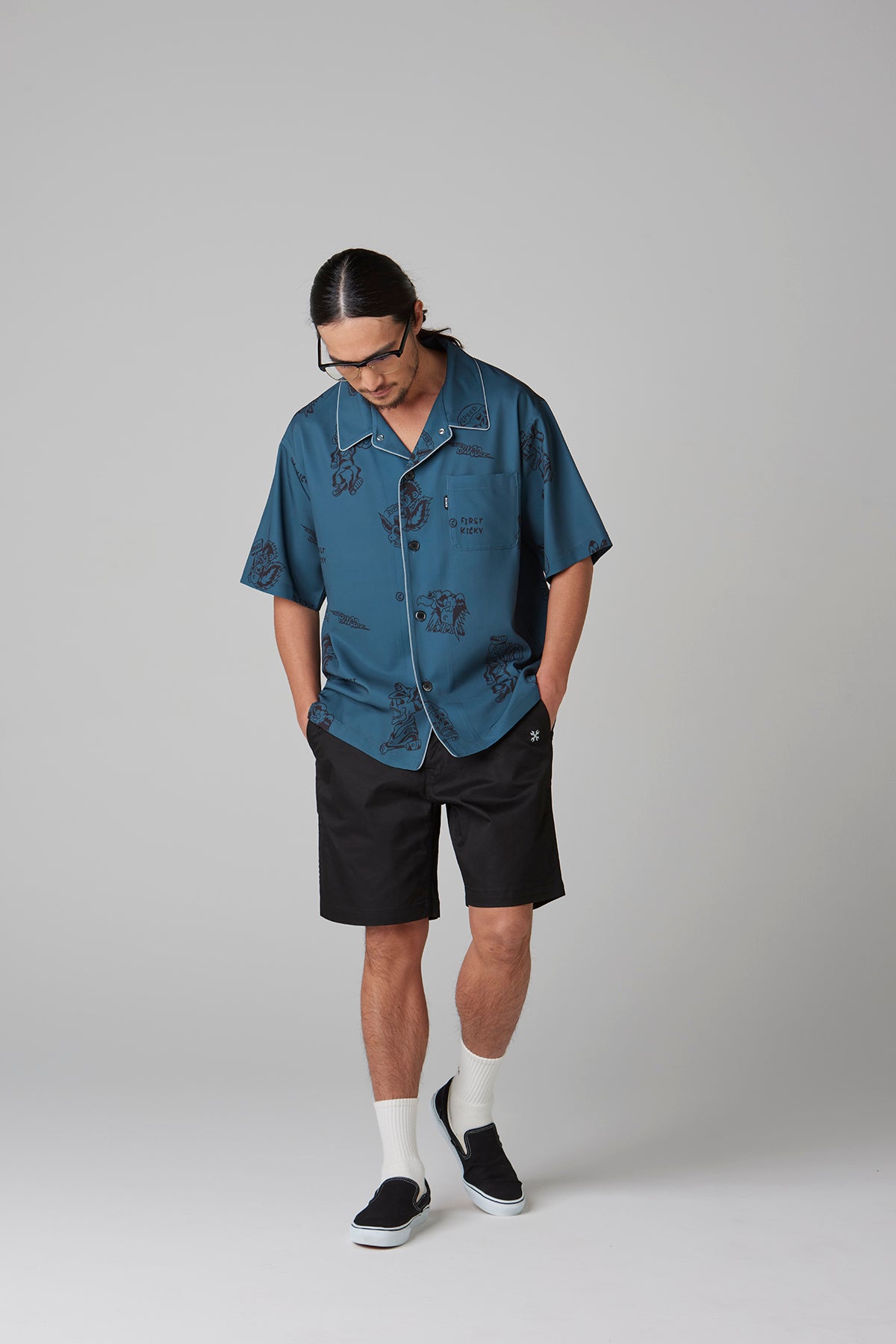 POOLSIDE SHIRT S/S -Tattoo-