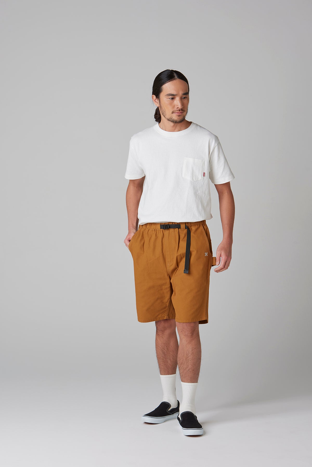 LIGHT CANVAS PAINTER SHORTS