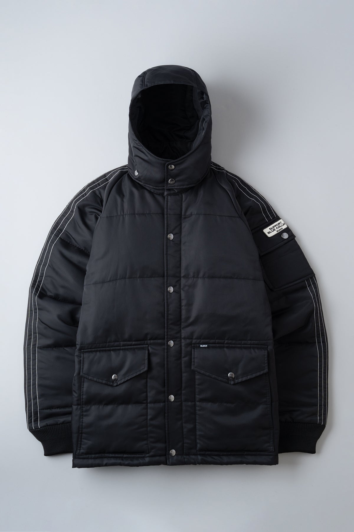 HOODED RACING JACKET