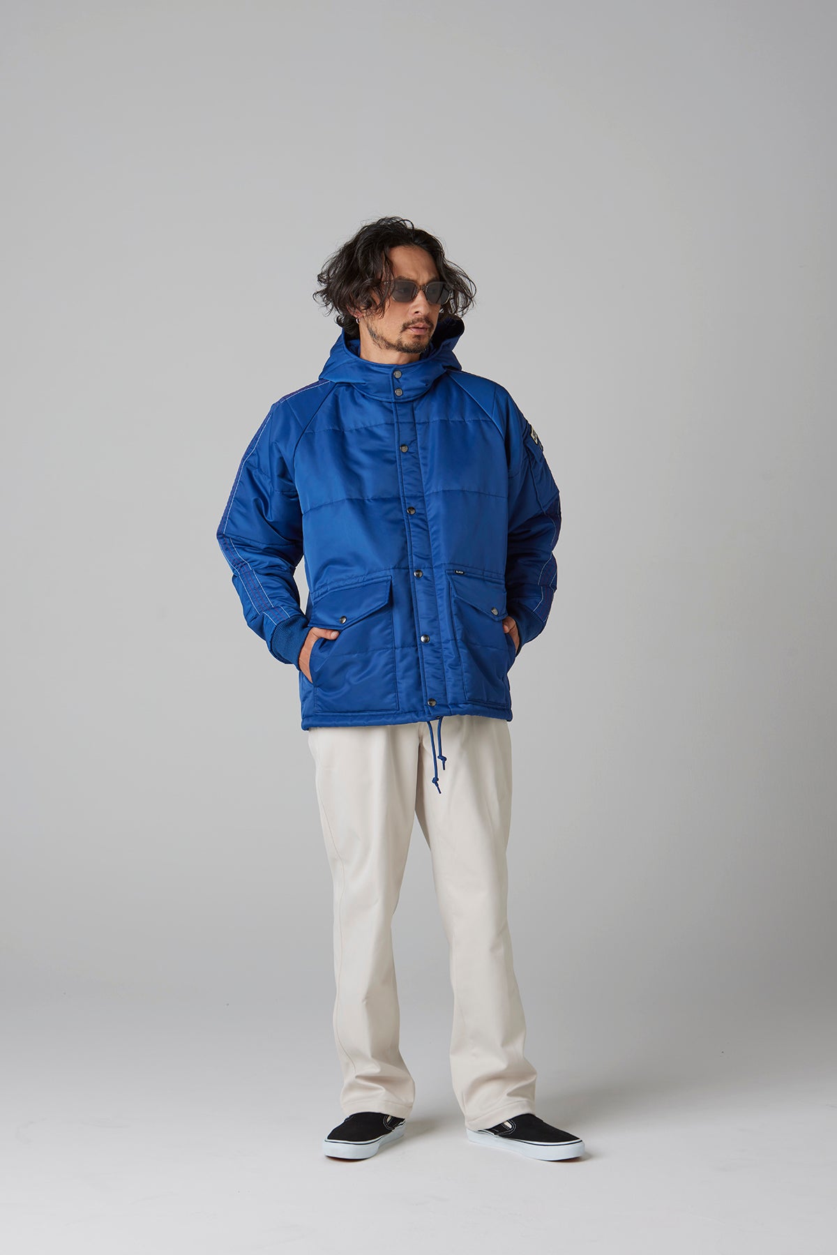 HOODED RACING JACKET