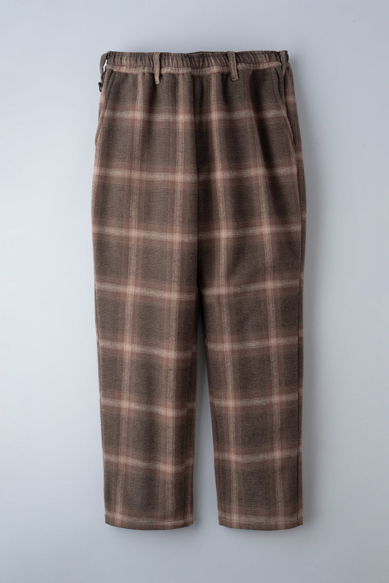 OMBRE CHECK WARM EASY PANTS